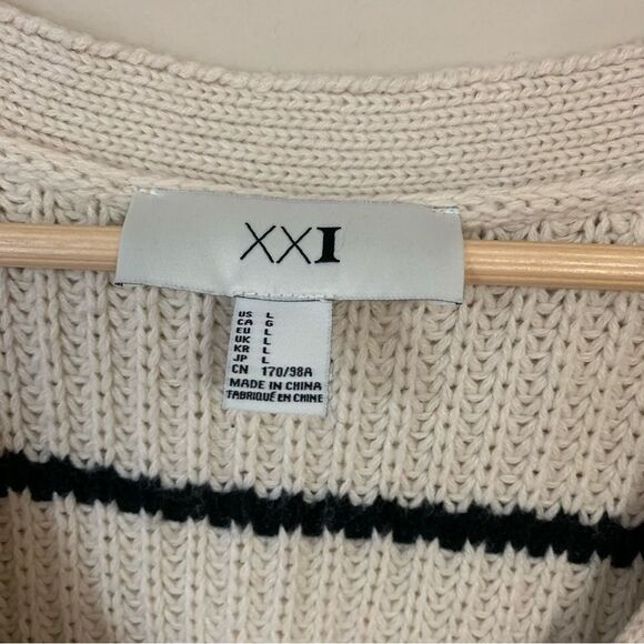 Forever 21 Cardigan Sweater Women Large Oversized Knit Grandma Soft Cozy Slouch - Picture 5 of 8